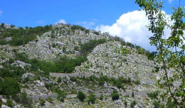 Гірські схили Камяне море Чорногорії