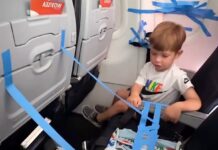 Пасажирський «злом художньої стрічки» American Airlines для розваги малюка викликає обурення — егоїзм чи геніал?