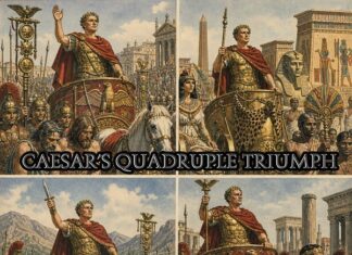 The End of the Republic: How Julius Caesar’s Four Triumphs Shook Rome to Its Core